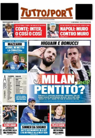 صحف إيطاليا تركز على هدف كونتي وخوف ميلان 2019-11-09_094611